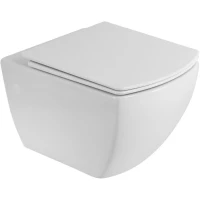 Унитаз подвесной BelBagno Carina BB514CHR безободковый, белый