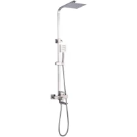 Душевая система Fmark FS8145 200 мм, со смесителем, сатин