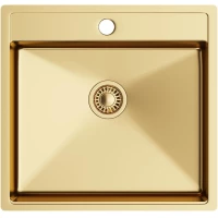 Кухонная мойка PEZARO PZS.540.520.GOLD 54x52 см, золотой