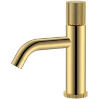 Смеситель для раковины Boheme Stick Linea 121-GG.3 золотой