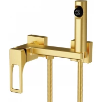 Гигиенический душ Splenka S55.51.03 со смесителем, золотой матовый