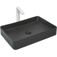 Раковина-чаша WeltWasser Elbach 2174 MB 10000004508 60x40,5 см, накладная, черный матовый