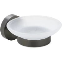 Мыльница Bemeta Graphit 156108042 настенная, графит матовый