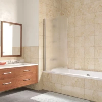 Шторка на ванну Vegas Glass EV LUX 75 08 02 L 75 см L, профиль хром, стекло шиншилла