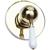 Смеситель для душа Magliezza Grosso Bianco 50133-do встраиваемый, золотой