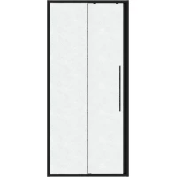 Душевая дверь Niagara NG-84-L9CHB 90 см L, профиль черный матовый, стекло шиншилла