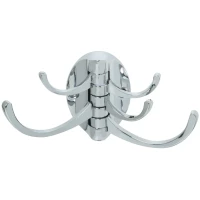 Крючок Fixsen Equipment FX-505F пятерной, поворотный, для ванны, хром