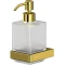 Дозатор для жидкого мыла Whitecross Cubo CU2440GL 150 мл, настенный, золотой - 1