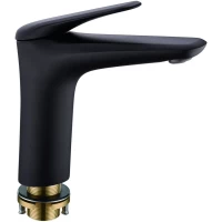 Смеситель для раковины Rush Nevis NE1735-12black черный матовый