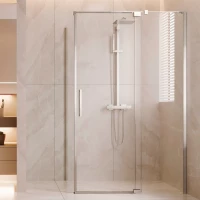 Душевой уголок Vincea Extenza VSR-4EX901090CL 97,8-110,8x90 см, профиль хром, стекло прозрачное