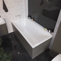 Ванна из литьевого мрамора Marmo Bagno Милано MB-M170-75 170x75 см, белый