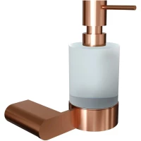 Дозатор для жидкого мыла Knotlor Bliss LD102RB 200 мл, настенный, бронза матовая