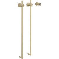 Полотенцесушитель электрический Abber Charme AH4002G 800x345, встраиваемый, МЭМ левый/правый, золотой матовый
