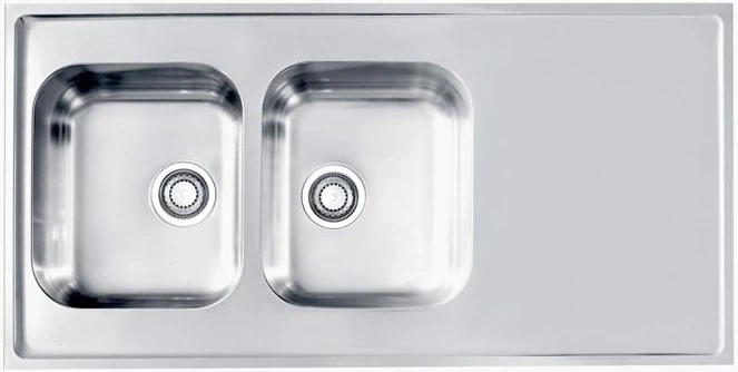 Кухонная мойка Alveus Classic Pro 100 SAT матовая сталь 1130474 - фото 1