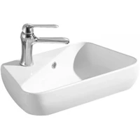 Раковина CeramaLux 9275R 45x28 см R, рукомойник, белый