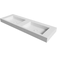 Раковина Armadi Art Flat ST 888-140 140,4x45,2 см, подвесная, белый матовый