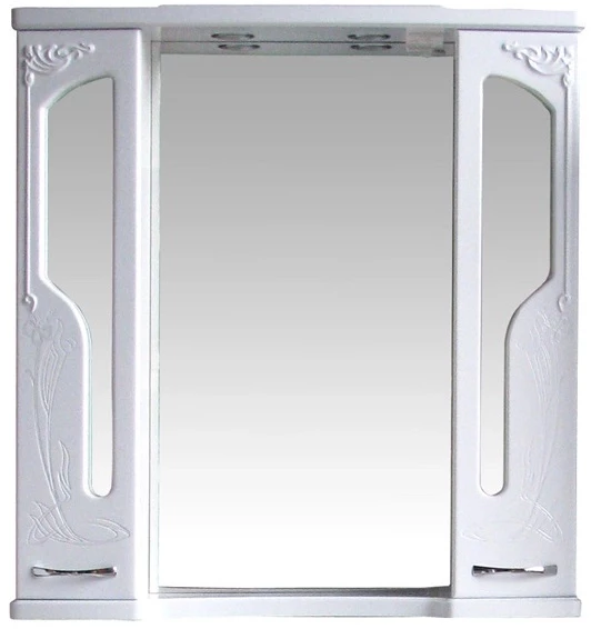 Зеркальный шкаф 92х96,5 см белый глянец Atoll Барселона BARCELONA92ZW - фото 3