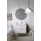 Комплект мебели белый глянец 75,5 см Aqwella 5 Stars Accent ACC0175W + Mal.75.04.D + RM0208W - 1