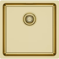 Кухонная мойка Paulmark Vista PM304444-LG 44x44 см, светлое золото