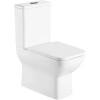 Унитаз-компакт WeltWasser Innbach 001 GL-WT 10000009968 безободковый, с сиденьем микролифт, белый