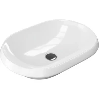 Раковина Excellent Lupio CEAC.3818.600.WH 60,5x41 см, встраиваемая сверху, белый