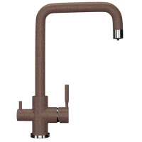 Смеситель для кухни с подключением к фильтру Ulgran терракот U-019-307