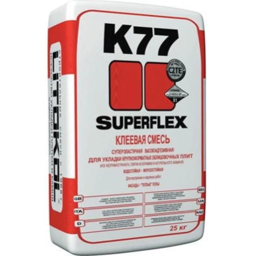 Клей Litokol клеевая смесь для SUPERFLEX K77 25 кг.