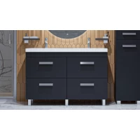 Тумба 120 см Velvex Orlando tn.ORL.CLA.120.4Y графит