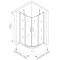 Душевой уголок 100x100 см Good Door Pandora R-100-T-CH прозрачное с рисунком - 5