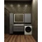 Шкаф двустворчатый 60x80 см серый матовый Style Line Бергамо СС-00002358 - 2