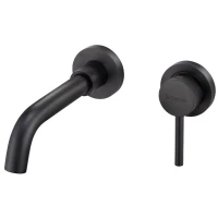 Смеситель для раковины Milacio Ultra MCU.552.MB встраиваемый, черный матовый