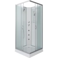 Душевая кабина 90x90x200 см Niagara NG-1101-14BKG матовое