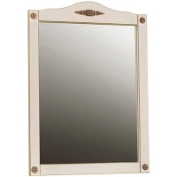 Зеркало 82x102 см слоновая кость золотая патина Belux Империя В 85 4810924220721