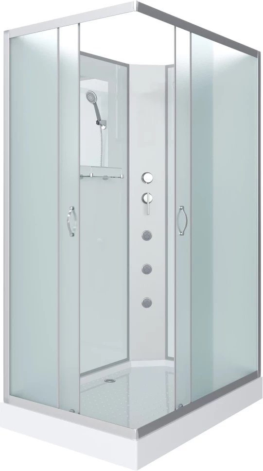 

Душевая кабина 110x80x200 см Niagara NG-43185-14QBKG матовое