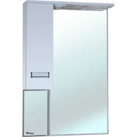 Зеркальный шкаф 58x80 см белый глянец L Bellezza Сиена 4613909002011