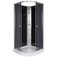 Душевая кабина 90x90x200 см Niagara E90/13/TN/BK тонированное