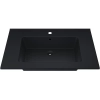 Раковина Uperwood Parma 291003004 76,5x47,5 см, накладная, уголь