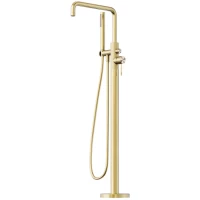 Смеситель напольный для ванны Feramolli Sole S360GL золотой матовый