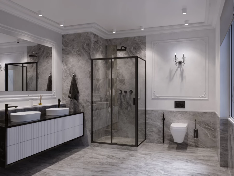 

Душевой уголок 120x90 см Ambassador Forsa 17021218AB-90AB прозрачное