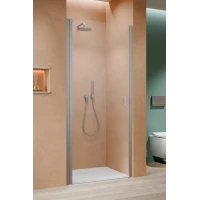 Душевая дверь Radaway Nes Brushed Nickel DWJ I 70 Left 10026070-91-01L 70 см L, профиль никель матовый, стекло прозрачное