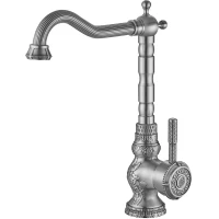 Смеситель для кухни Zorg Antic A 305K-SL серебро