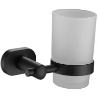 Стакан для зубных щеток Belz B90106 настенный, черный матовый