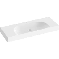 Раковина Ravak Lite XJX01212000 120x45 см S, накладная, подвесная, белый