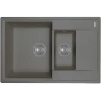 Кухонная мойка Florentina Консул 760К 23.025.D0760.102 76x50 см, черный