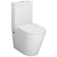 Унитаз-компакт Grossman GR-4480MS безободковый, с сиденьем микролифт, белый матовый