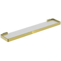 Полка стеклянная Wonzon & Woghand Lotte WW-8327A-BG 60 см, золотой матовый