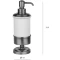 Дозатор жидкого мыла хром Tiffany World Bristol TWBR180cr - 2