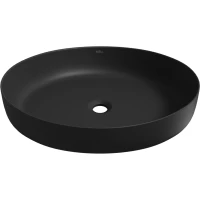Раковина-чаша Wellsee Belle Spa 3.0 335906000 55x41 см, накладная, черный матовый