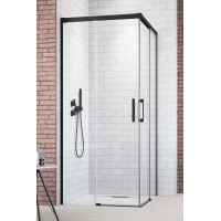 Душевой уголок Radaway Idea Black KDD 90Lx110R прозрачное