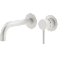 Смеситель для раковины Plumberia Selection IXO KITXO1135BO250 встраиваемый, без донного клапана, белый матовый